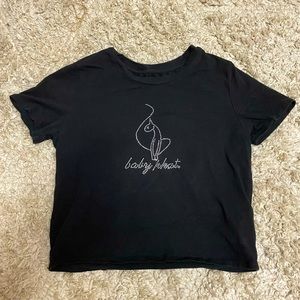 Baby Phat- Black Cropped Top